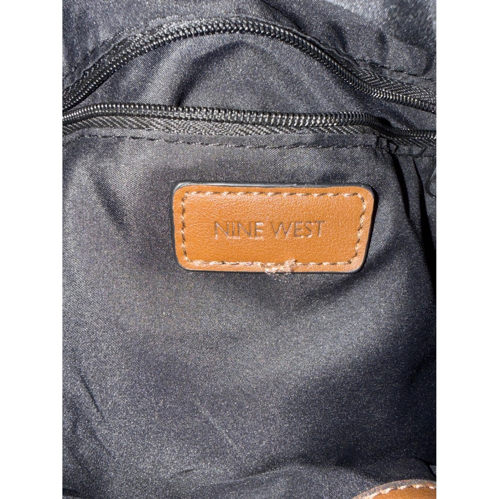 Small Nine West floral purse backpack. Minor flaw on back in pictures. - Picture 5 of 8